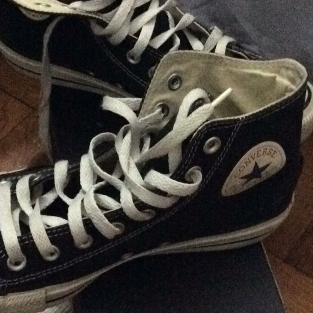 Black Hightop Converse
